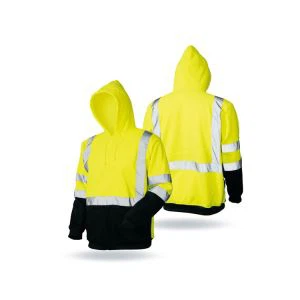 Jaqueta de lã manga longa reflexiva da segurança