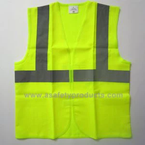 Segurança de tráfego EN20471 amarelo colete reflector